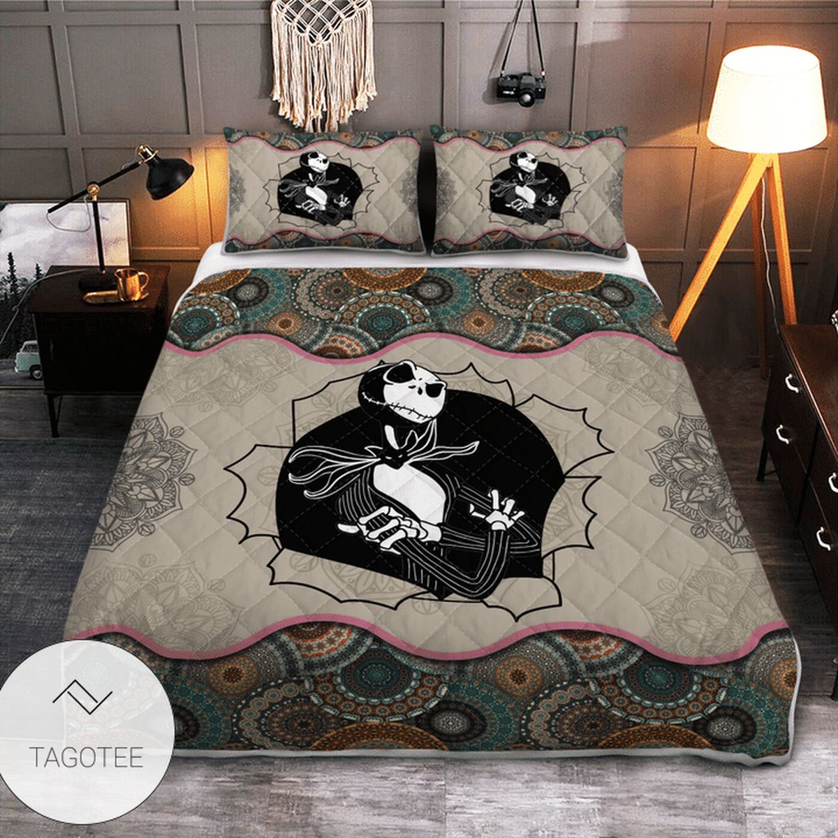 Nightmare Mandala Quilt Bedding Set ) Nightmare Mandala Quilt Bedding Set )