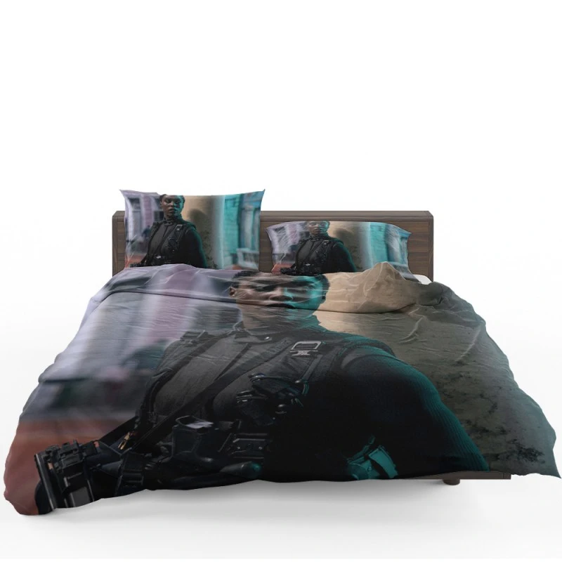 No Time to Die Movie Lashana Lynch Bedding Set No Time to Die Movie Lashana Lynch Bedding Set