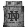 Notre Dame Fighting Irish Art Crack Bedding Set