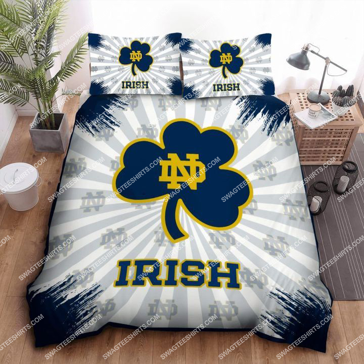 Notre Dame Fighting Irish Football All Over Print Bedding Set Notre Dame Fighting Irish Football All Over Print Bedding Set