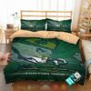 Notre Dame Fighting Irish Ncaa Logo Green Bedding Set