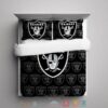 Oakland Raiders Nfl Logo Bedding Set