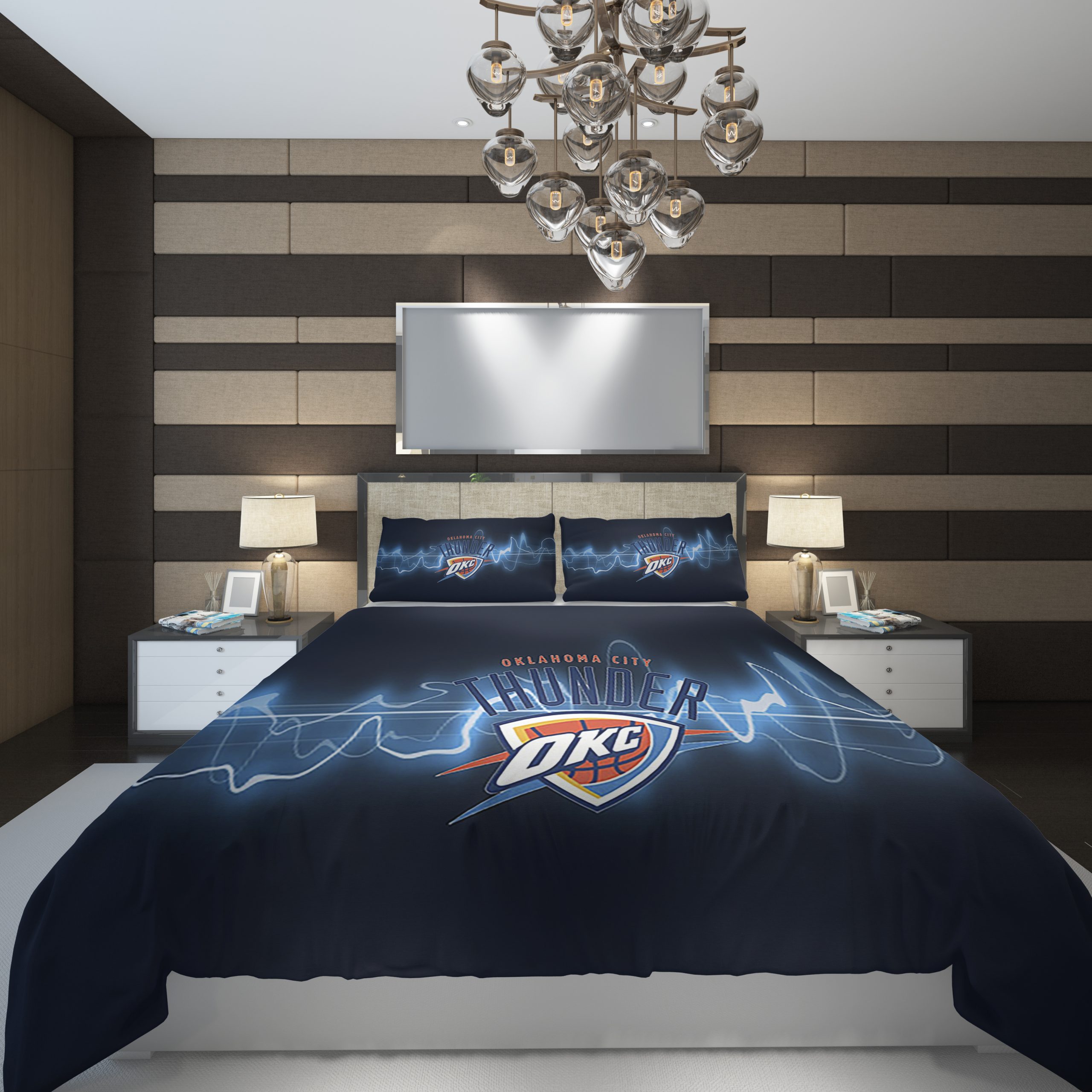 Oklahoma City Thunder 2 NBA Basketball ize Duvet Cover and Pillowcase Set Bedding Set 1091 Oklahoma City Thunder 2 NBA Basketball ize Duvet Cover and Pillowcase Set Bedding Set 1091