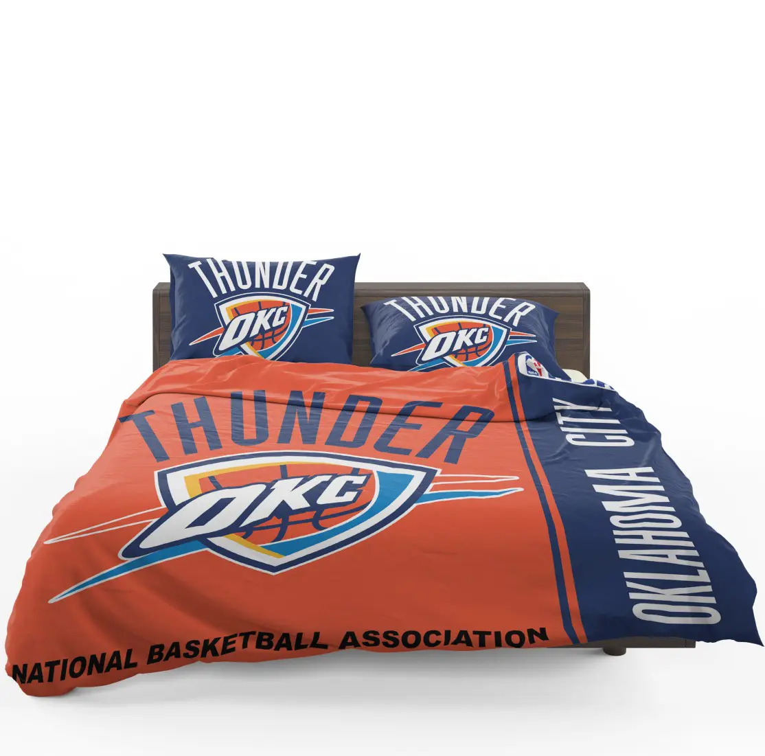 Oklahoma City Thunder NBA Basketball Bedding Set Oklahoma City Thunder NBA Basketball Bedding Set