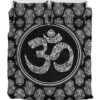 Om And Hamsa Duver Duvet Cover and Pillowcase Set Bedding Set