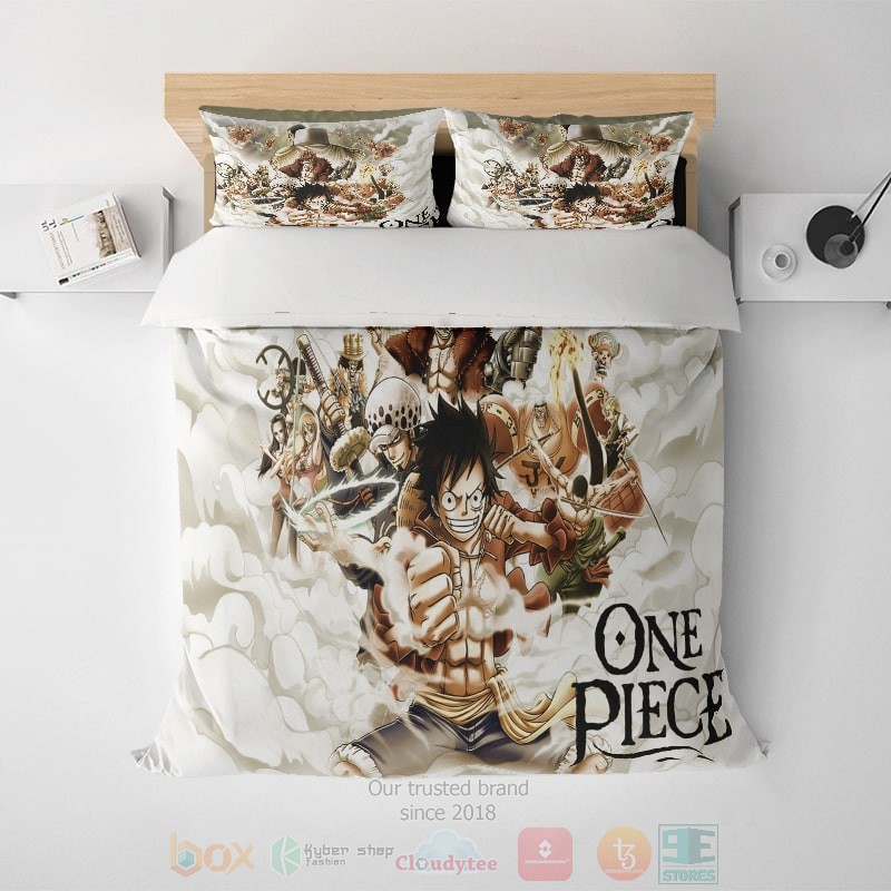 One Piece Cloud Cast Dream Space Soft Blend Anime Bedding Set One Piece Cloud Cast Dream Space Soft Blend Anime Bedding Set