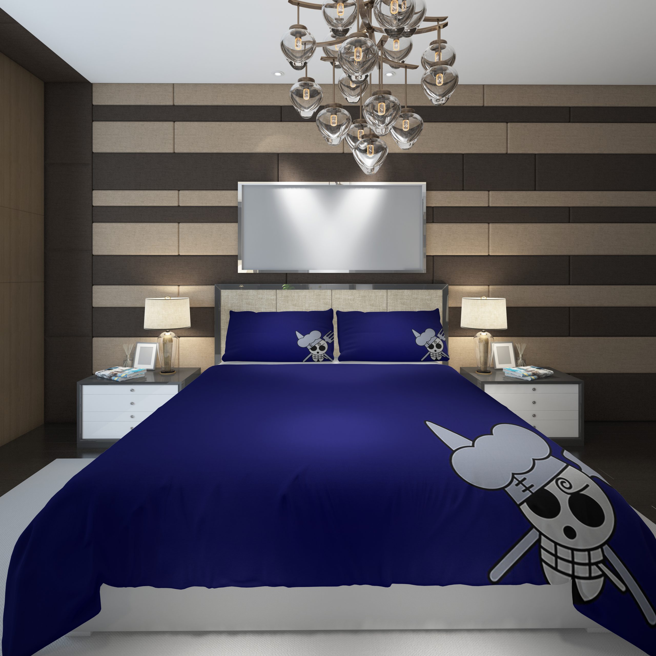 One Piece Logo Sanji Duvet Cover and Pillowcase Set Bedding Set One Piece Logo Sanji Duvet Cover and Pillowcase Set Bedding Set