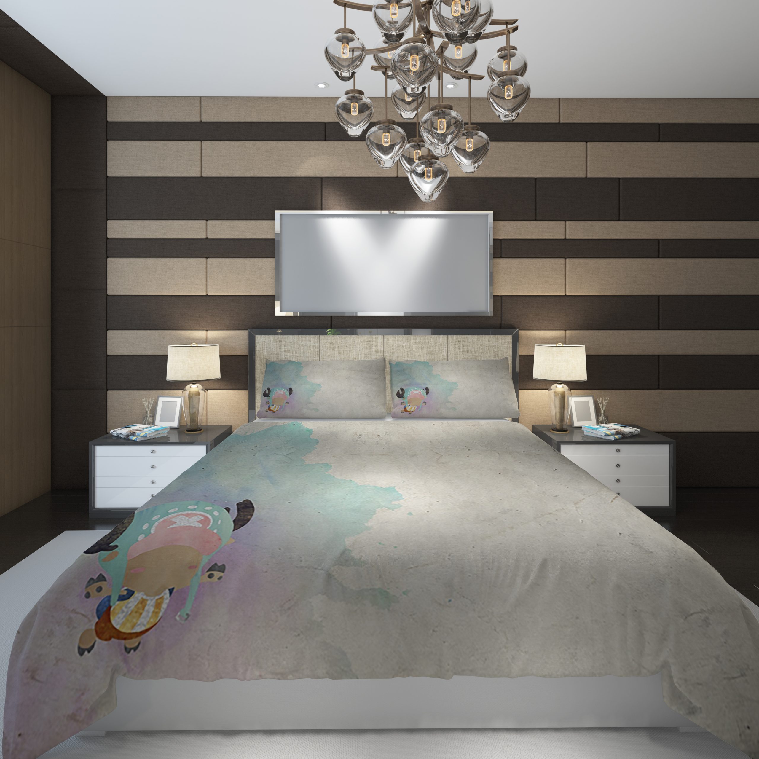 One Piece Minimal Chopper Duvet Cover and Pillowcase Set Bedding Set One Piece Minimal Chopper Duvet Cover and Pillowcase Set Bedding Set