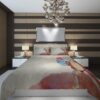 One Piece Minimal Franky Duvet Cover and Pillowcase Set Bedding Set