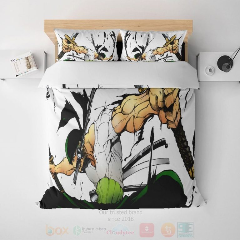 One-Piece-Zoro-Katana-Brushed-Anime-Bedding-Set-1