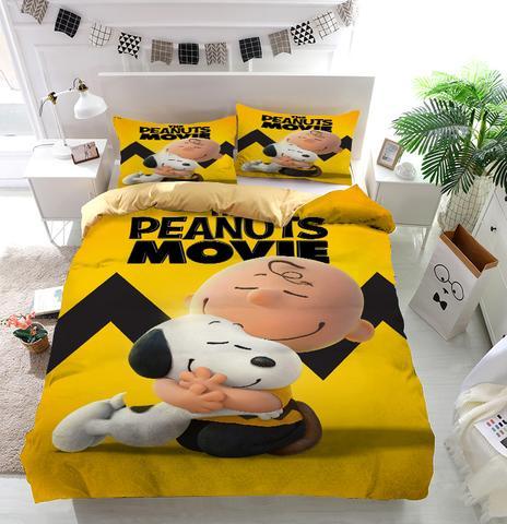 Opening To Snoopy Charlie Brown The Peanuts Movie Duvet Cover and Pillowcase Set Bedding Set Opening To Snoopy Charlie Brown The Peanuts Movie Duvet Cover and Pillowcase Set Bedding Set