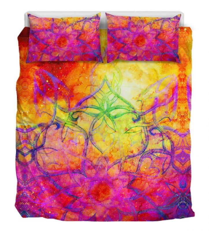 Ornament Purple Duver Duvet Cover and Pillowcase Set Bedding Set Ornament Purple Duver Duvet Cover and Pillowcase Set Bedding Set