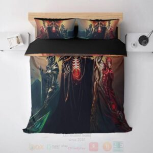 Ainz Ooal Gown Albedo Overlords Knight Armor Bedding Set