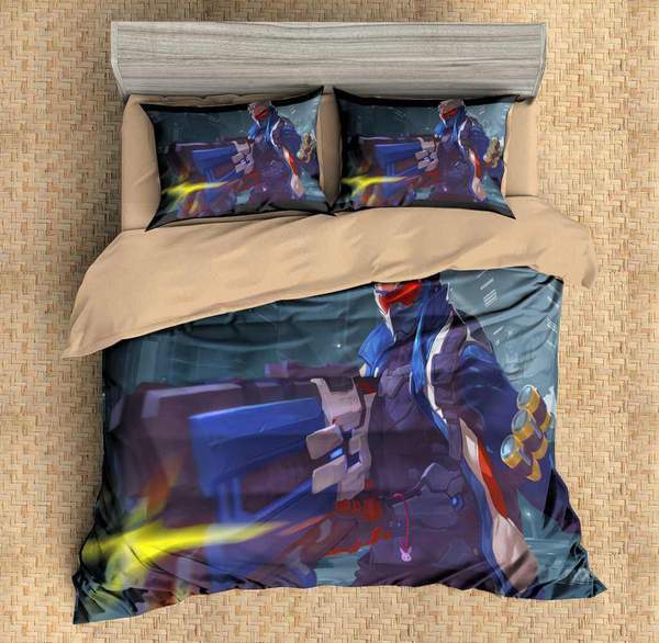 Overwatch 1 Duvet Cover and Pillowcase Set Bedding Set Overwatch 1 Duvet Cover and Pillowcase Set Bedding Set