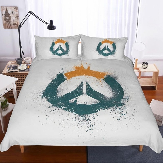 Overwatch 2220 Duvet Cover and Pillowcase Set Bedding Set Overwatch 2220 Duvet Cover and Pillowcase Set Bedding Set