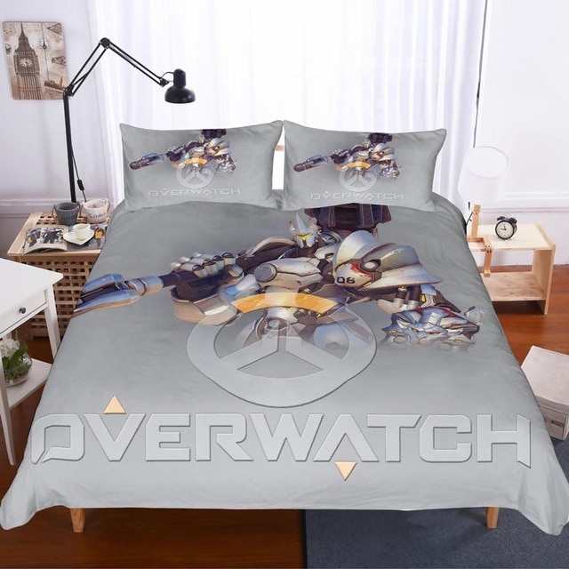 Overwatch 2221 Duvet Cover and Pillowcase Set Bedding Set Overwatch 2221 Duvet Cover and Pillowcase Set Bedding Set