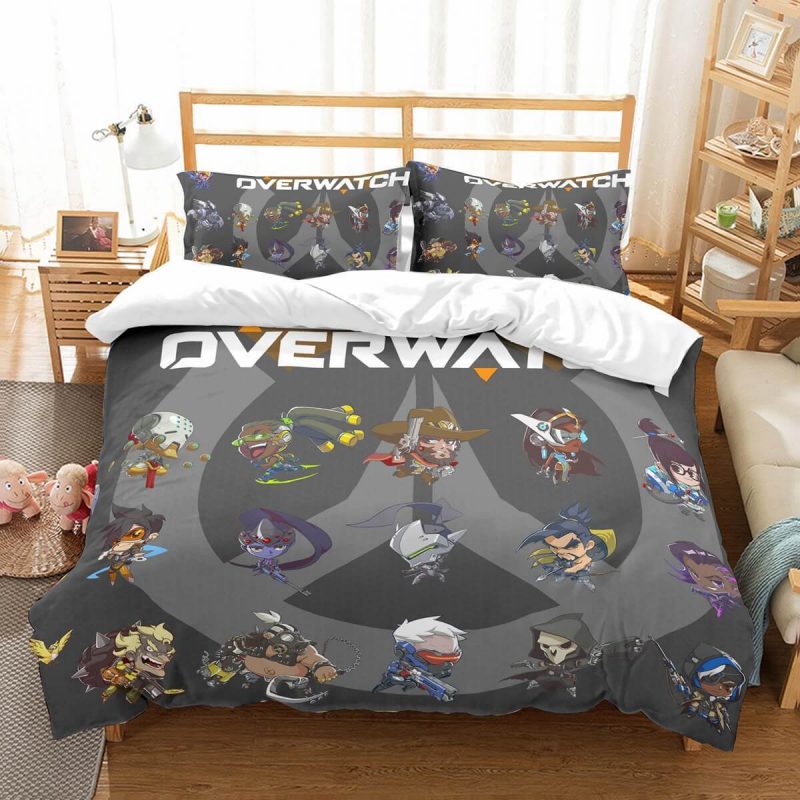 Overwatch Duvet Cover and Pillowcase Set Bedding Set 680 Overwatch Duvet Cover and Pillowcase Set Bedding Set 680