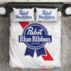 Pabst Blue Ribbon Beer Bedding Set