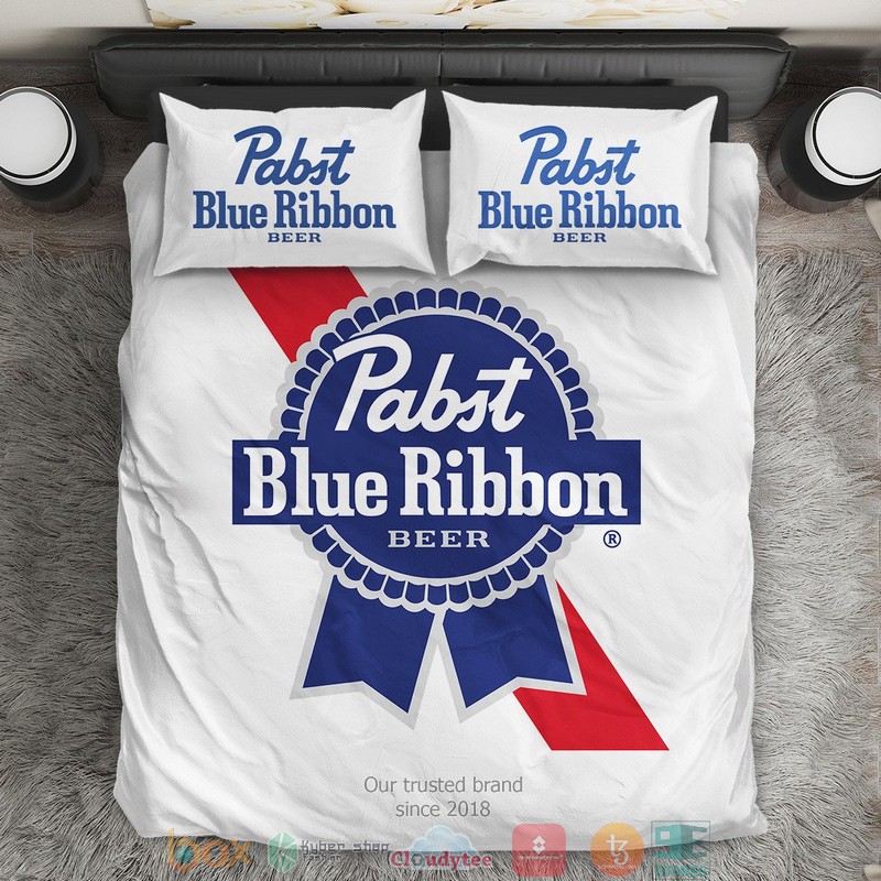 Pabst Blue Ribbon Drinking Bedding Set Pabst Blue Ribbon Drinking Bedding Set