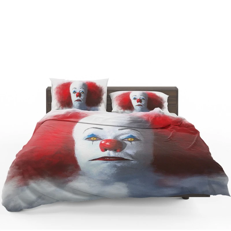 Painting of Pennywise in It Movie Bedding Set Painting of Pennywise in It Movie Bedding Set