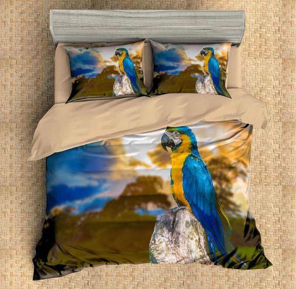 Parrot 2 Duvet Cover and Pillowcase Set Bedding Set Parrot 2 Duvet Cover and Pillowcase Set Bedding Set