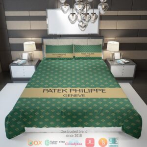 Patek Philippe Green Bedding Set