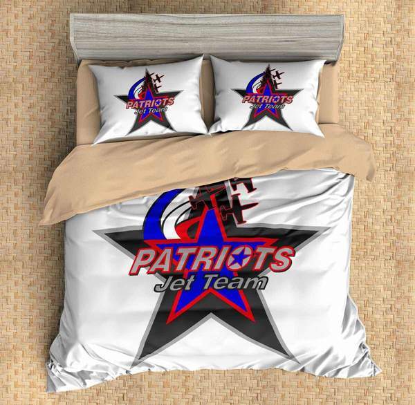 Patriots Duvet Cover and Pillowcase Set Bedding Set 517 Patriots Duvet Cover and Pillowcase Set Bedding Set 517