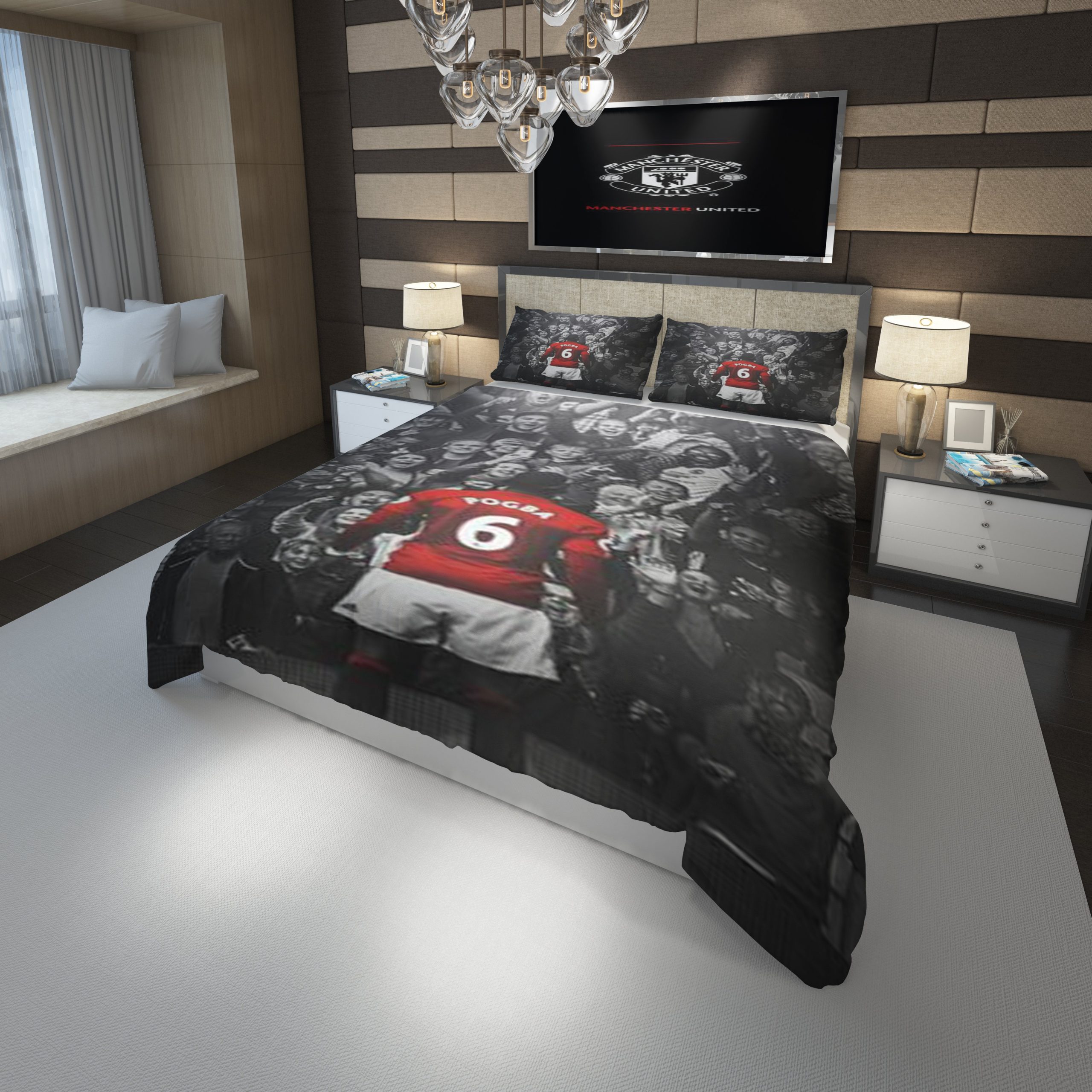 Paul Pogba Manchester F C 2 Duvet Cover and Pillowcase Set Bedding Set Paul Pogba Manchester F C 2 Duvet Cover and Pillowcase Set Bedding Set