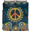 Peace Mandala Duver Duvet Cover and Pillowcase Set Bedding Set 888