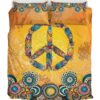 Peace Mandala Duver Duvet Cover and Pillowcase Set Bedding Set 904