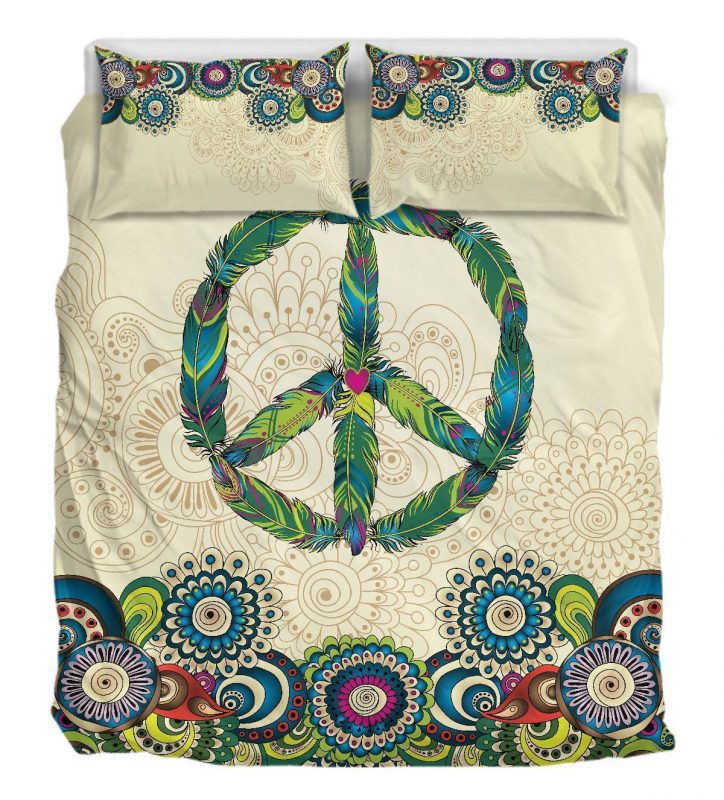Peace Mandala Sand Duver Duvet Cover and Pillowcase Set Bedding Set 913 Peace Mandala Sand Duver Duvet Cover and Pillowcase Set Bedding Set 913