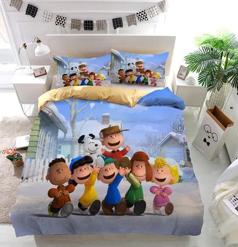 Peanuts Charlie Brown And Snoopy Duvet Cover and Pillowcase Set Bedding Set Peanuts Charlie Brown And Snoopy Duvet Cover and Pillowcase Set Bedding Set