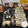 Personalized Baseball Today Is Grand New Day Stay Strong Quilt Bedding Set