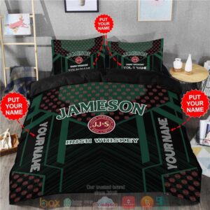 Personalized Jameson Irish Whiskey Drinking Bedding Set