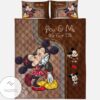 Personalized Mickey Minnie Mouse We Got This Quilt Bedding Set