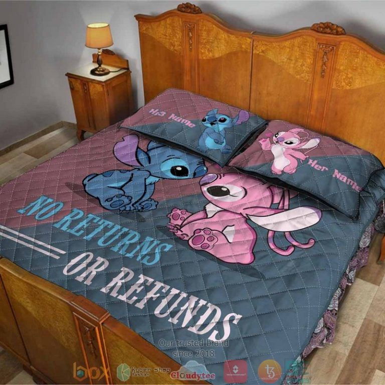 Personalized-Stitch-Angel-IM-Yours-No-Returns-Of-Refunds-Bedding-Set-2