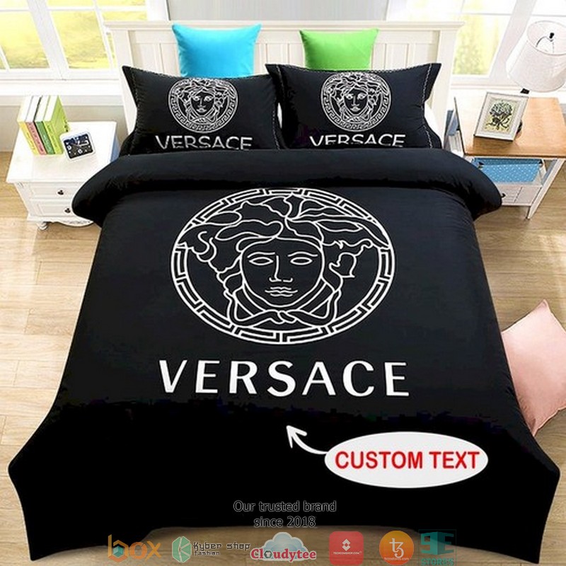 Personalized Versace Black Duvet Cover Bedding Set Personalized Versace Black Duvet Cover Bedding Set
