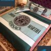Personalized Versace Blue Duvet Cover Bedding Set