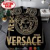 Personalized Versace Gold Pattern Black Duvet Cover Bedding Set