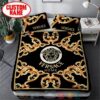 Personalized Versace Home Luxury Brand Custom Black Bedding Set