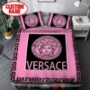 Personalized Versace Luxury Brand Custom Pink Bedding Set