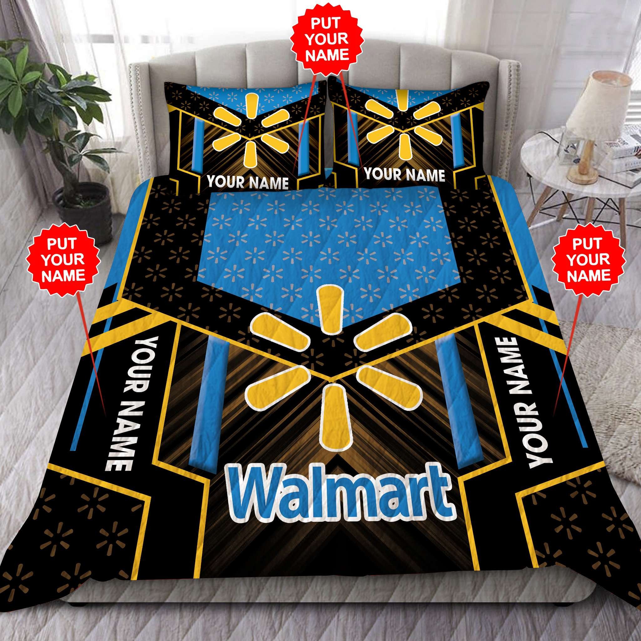 Personalized Walmart Custom Quilt Bedding Set Personalized Walmart Custom Quilt Bedding Set