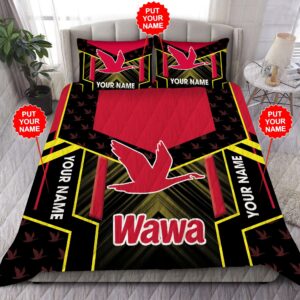 Personalized Wawa Custom Quilt Bedding Set