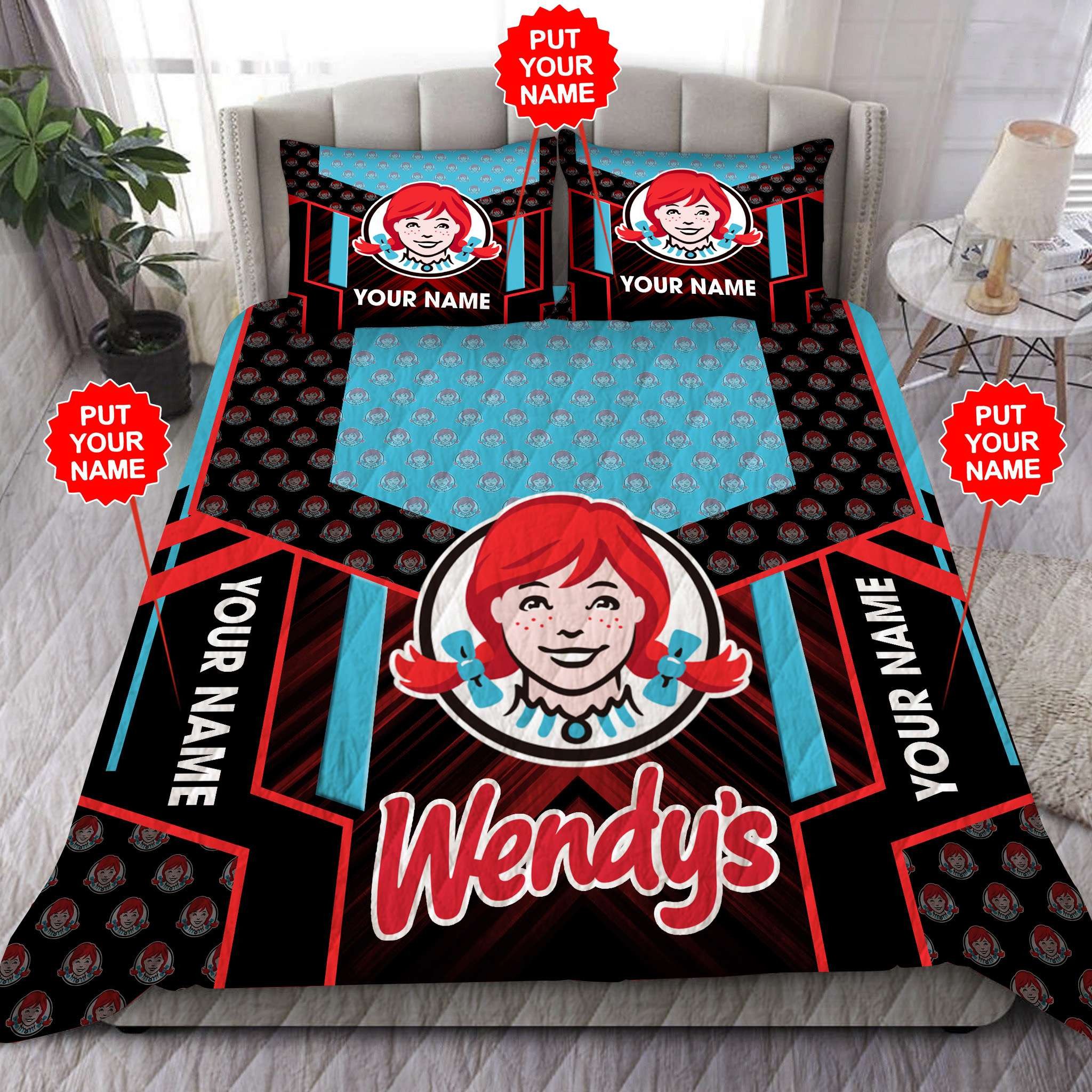Personalized Wendy’S Custom Quilt Bedding Set Personalized Wendy’S Custom Quilt Bedding Set