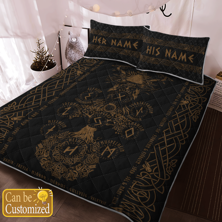 Personalized-Yggdrasil-Viking-Custom-Quilt-Bedding-Set-2