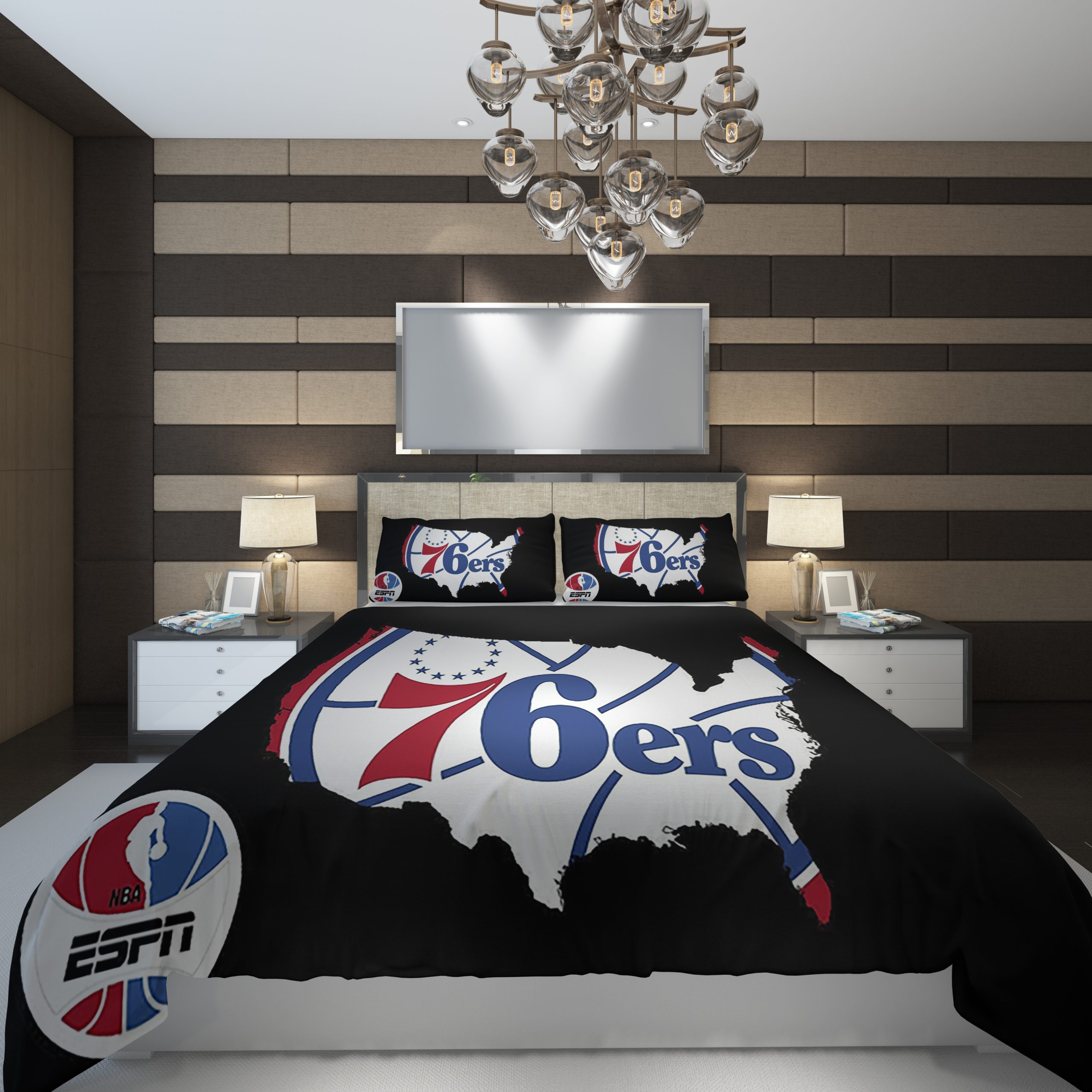 Philadelphia 76ers 2 NBA Basketball ize Duvet Cover and Pillowcase Set Bedding Set 1093 Philadelphia 76ers 2 NBA Basketball ize Duvet Cover and Pillowcase Set Bedding Set 1093