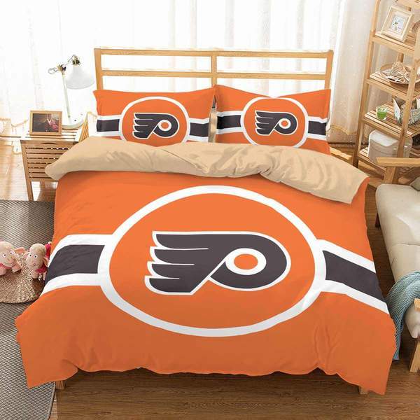 Philadelphia Flyers Duvet Cover and Pillowcase Set Bedding Set Philadelphia Flyers Duvet Cover and Pillowcase Set Bedding Set