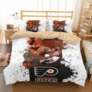 Philadelphia Flyers Wayne Simmonds Duvet Cover and Pillowcase Set Bedding Set