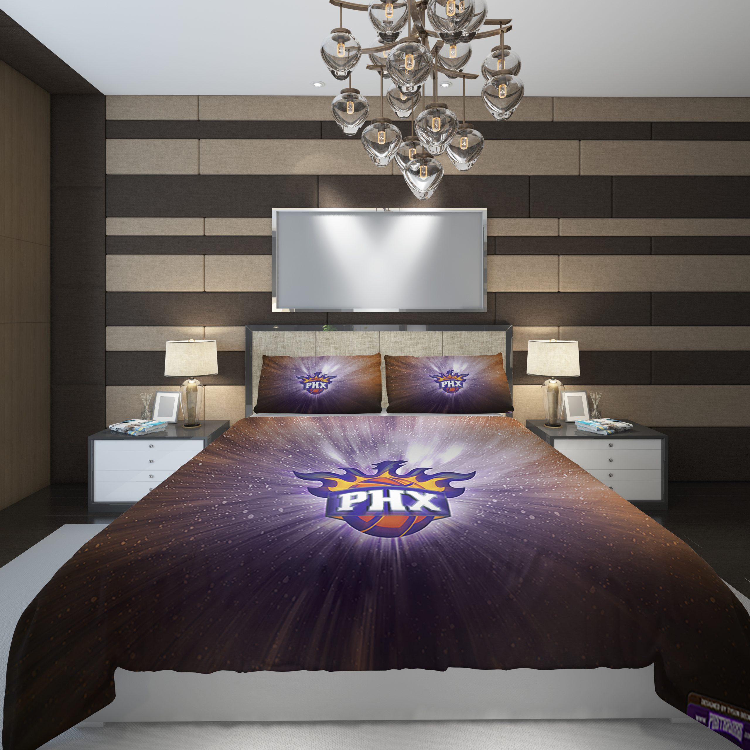 Phoenix Suns 1 NBA Basketball ize Duvet Cover and Pillowcase Set Bedding Set Phoenix Suns 1 NBA Basketball ize Duvet Cover and Pillowcase Set Bedding Set