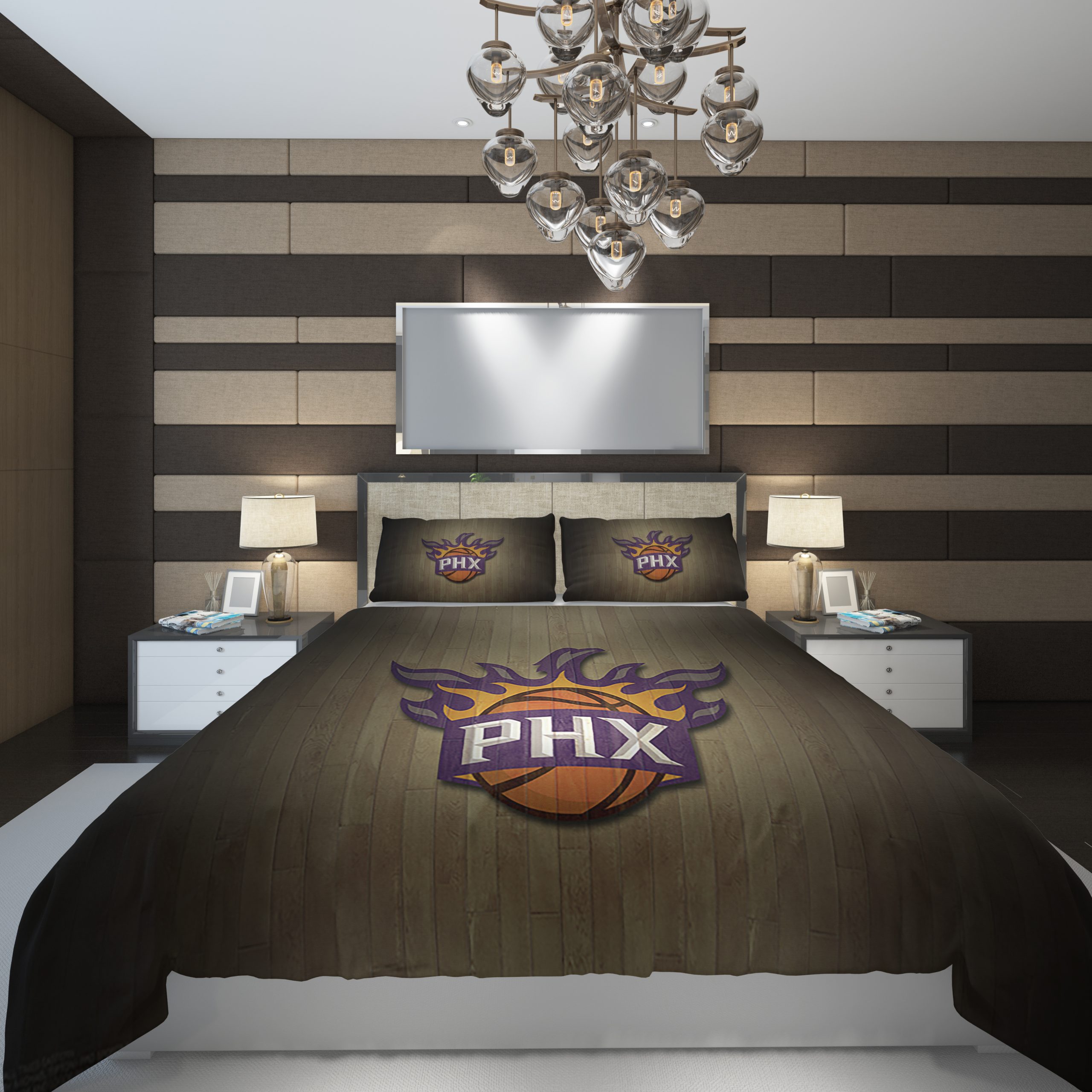 Phoenix Suns 2 NBA Basketball ize Duvet Cover and Pillowcase Set Bedding Set Phoenix Suns 2 NBA Basketball ize Duvet Cover and Pillowcase Set Bedding Set